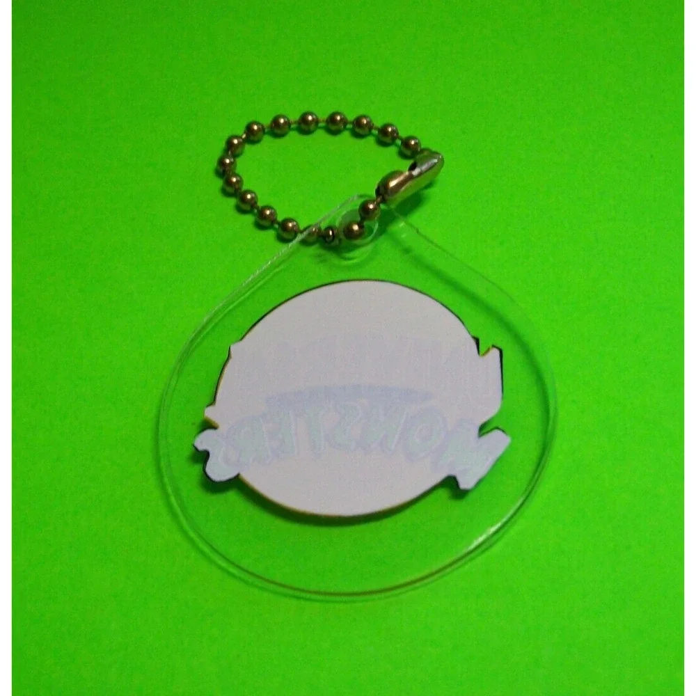 Williams Monster Bash Pinball Machine Plastic Keychain Universal Studios NOS